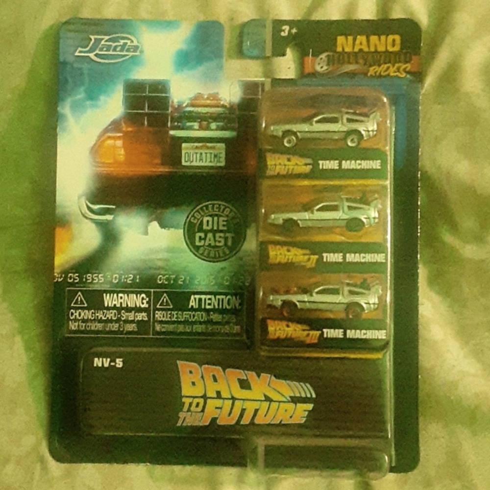 3 metal nano rides. Back to the Future!